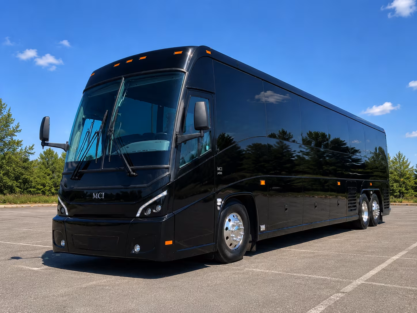 bus rentals for government contractors and defense industry teams near commerce city