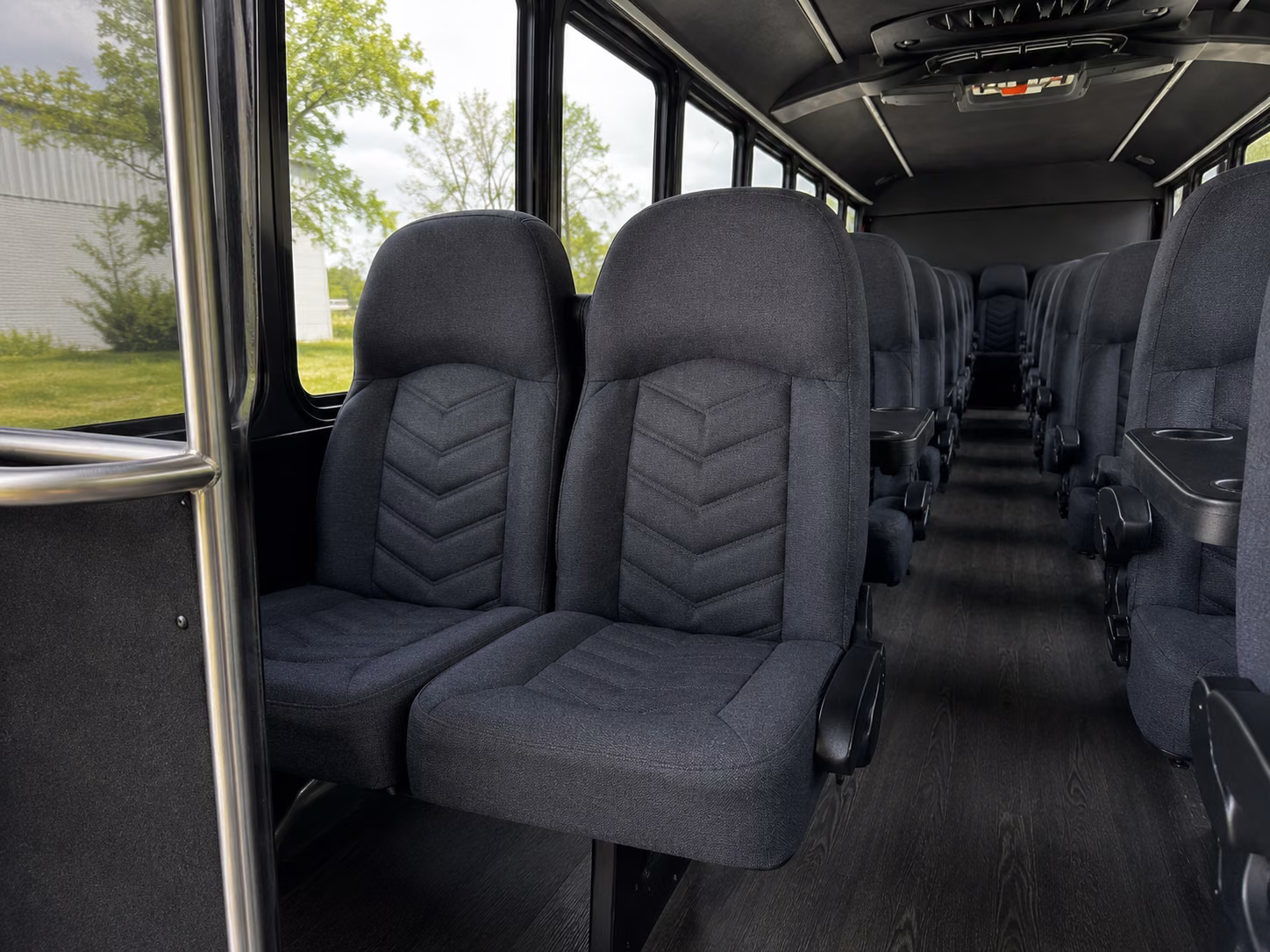 commerce city 18 passenger minibus interior