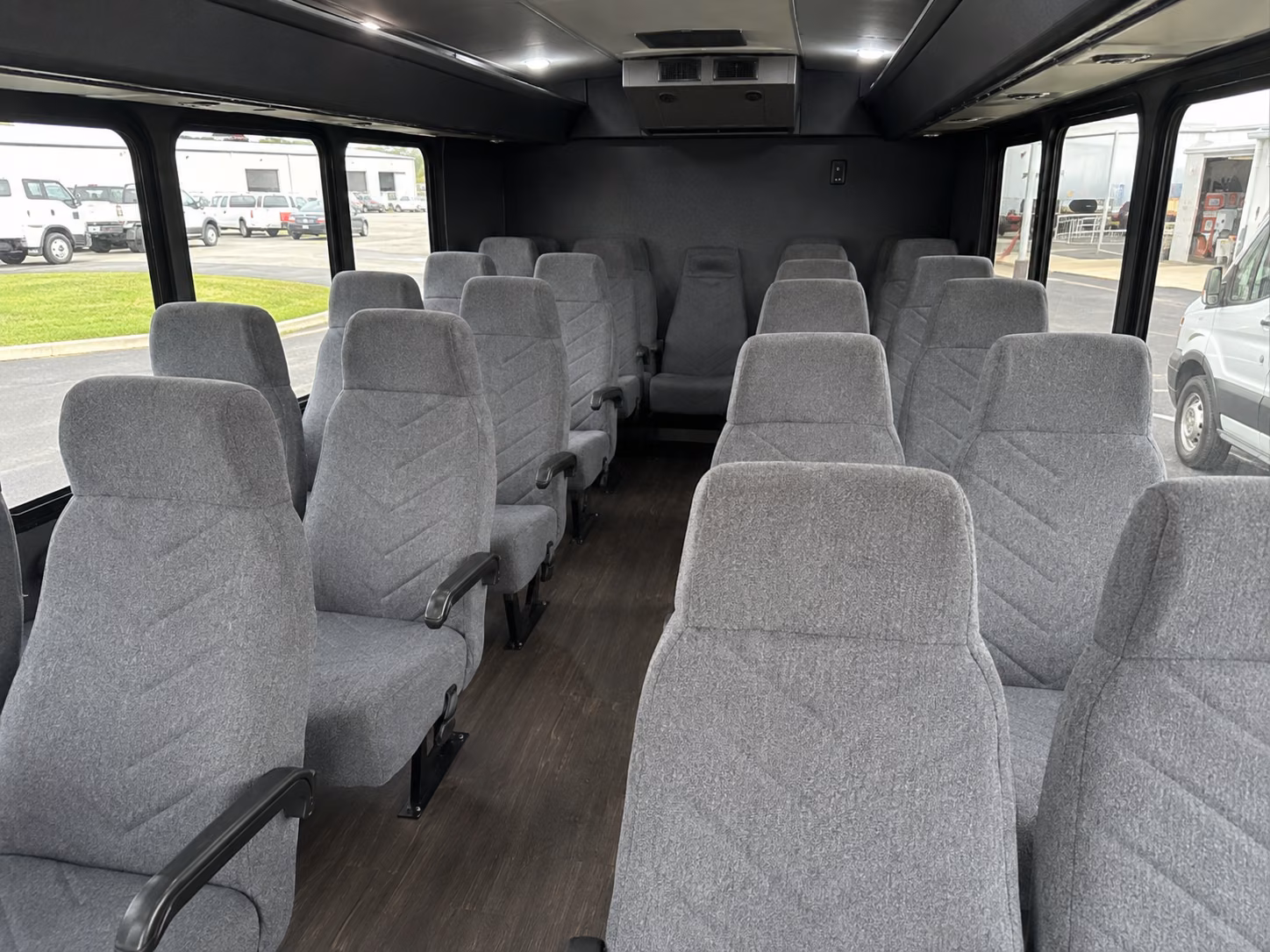 commerce city 20 passenger minibus interior