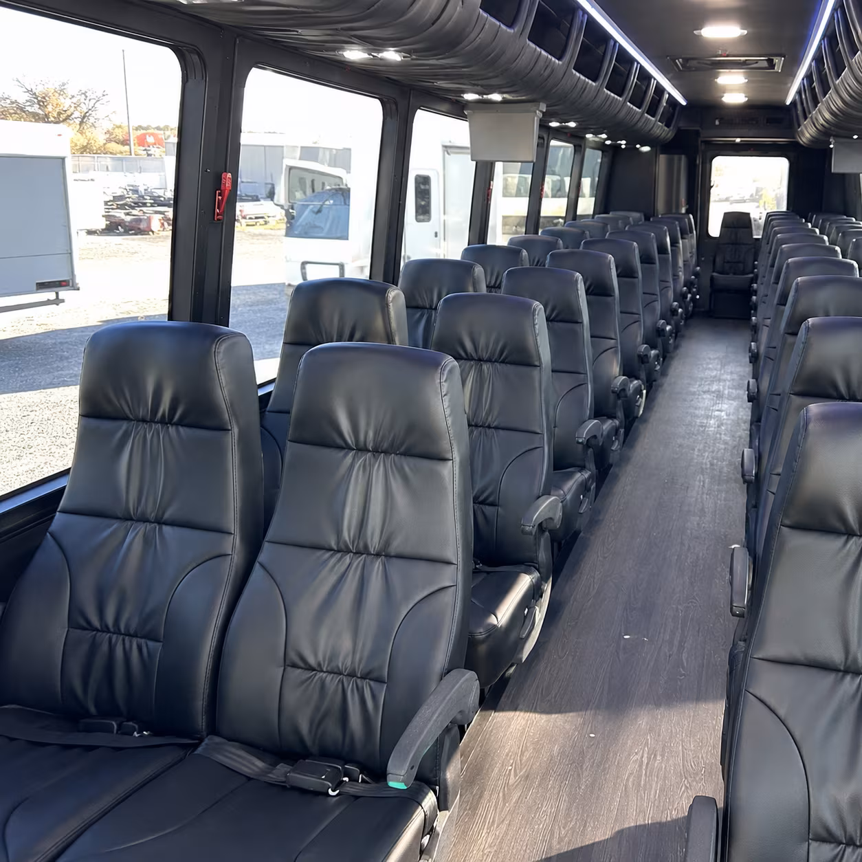 commerce city 25 passenger minibus inside