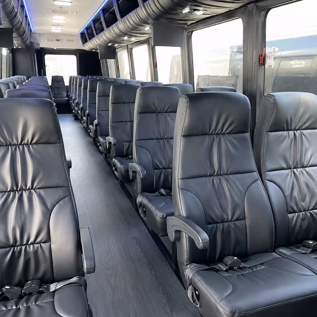 commerce city 28 passenger minibus inside