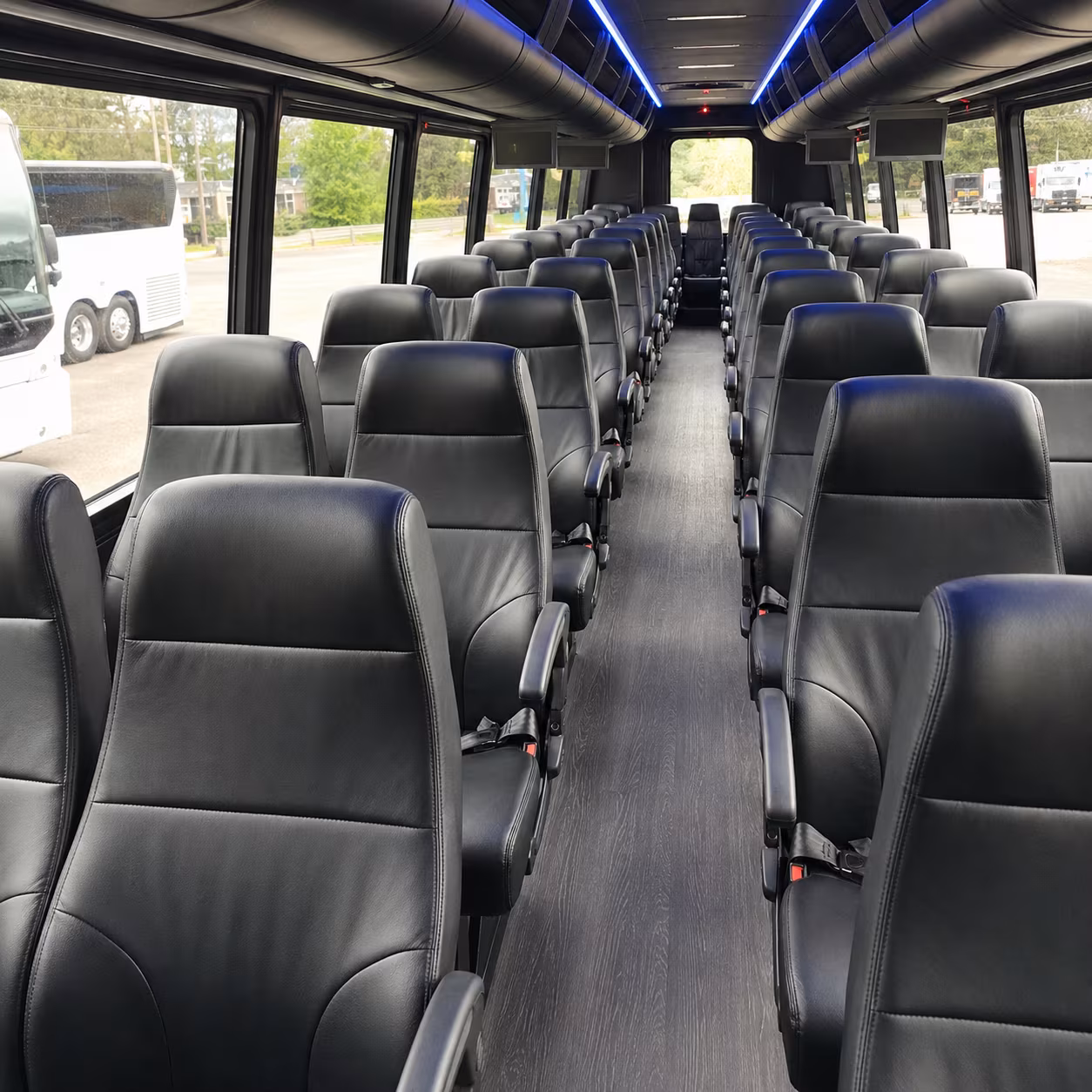 commerce city 28 passenger minibus interior