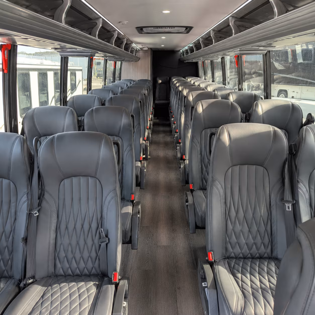 commerce city 35 passenger minibus inside