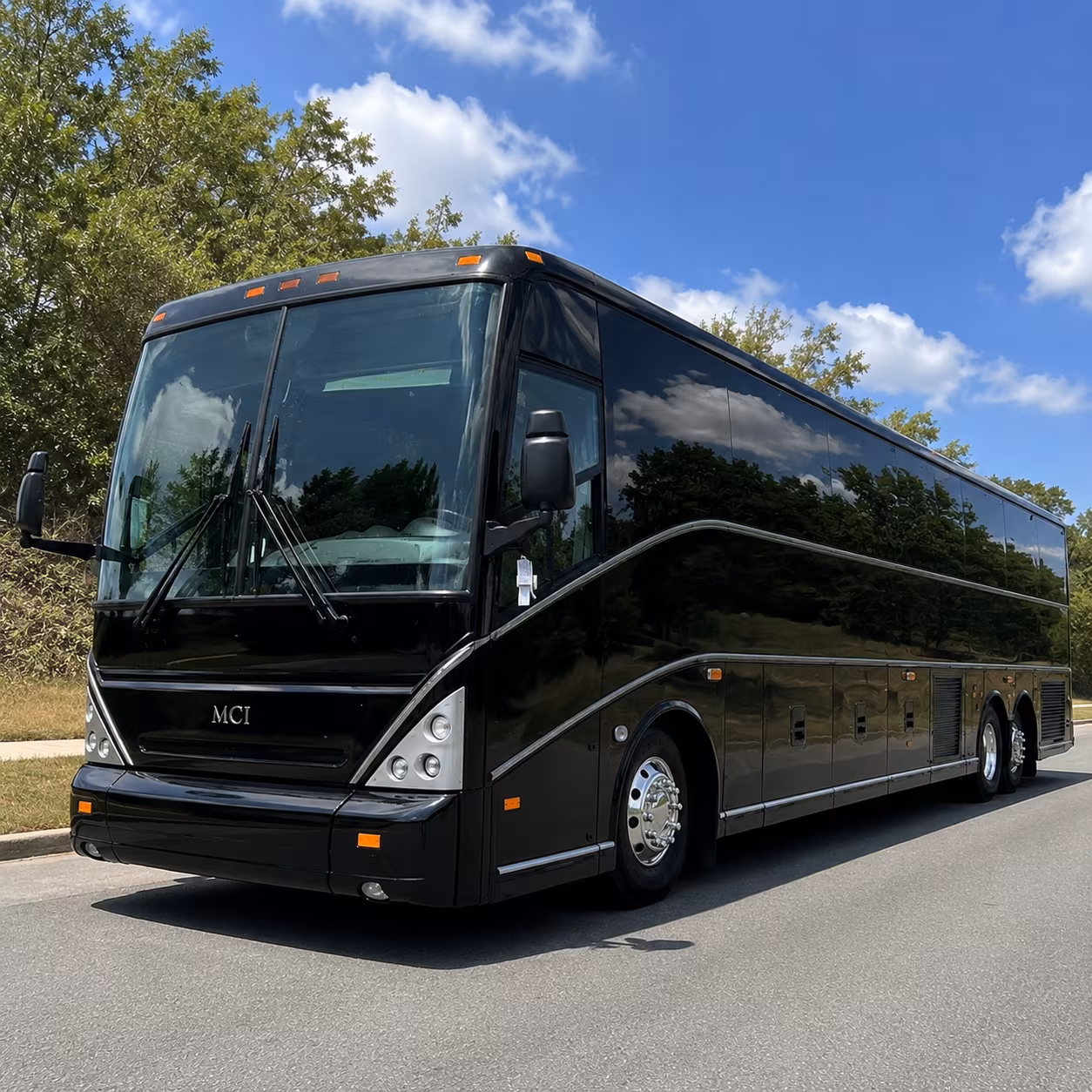 commerce city 56 passenger charter bus