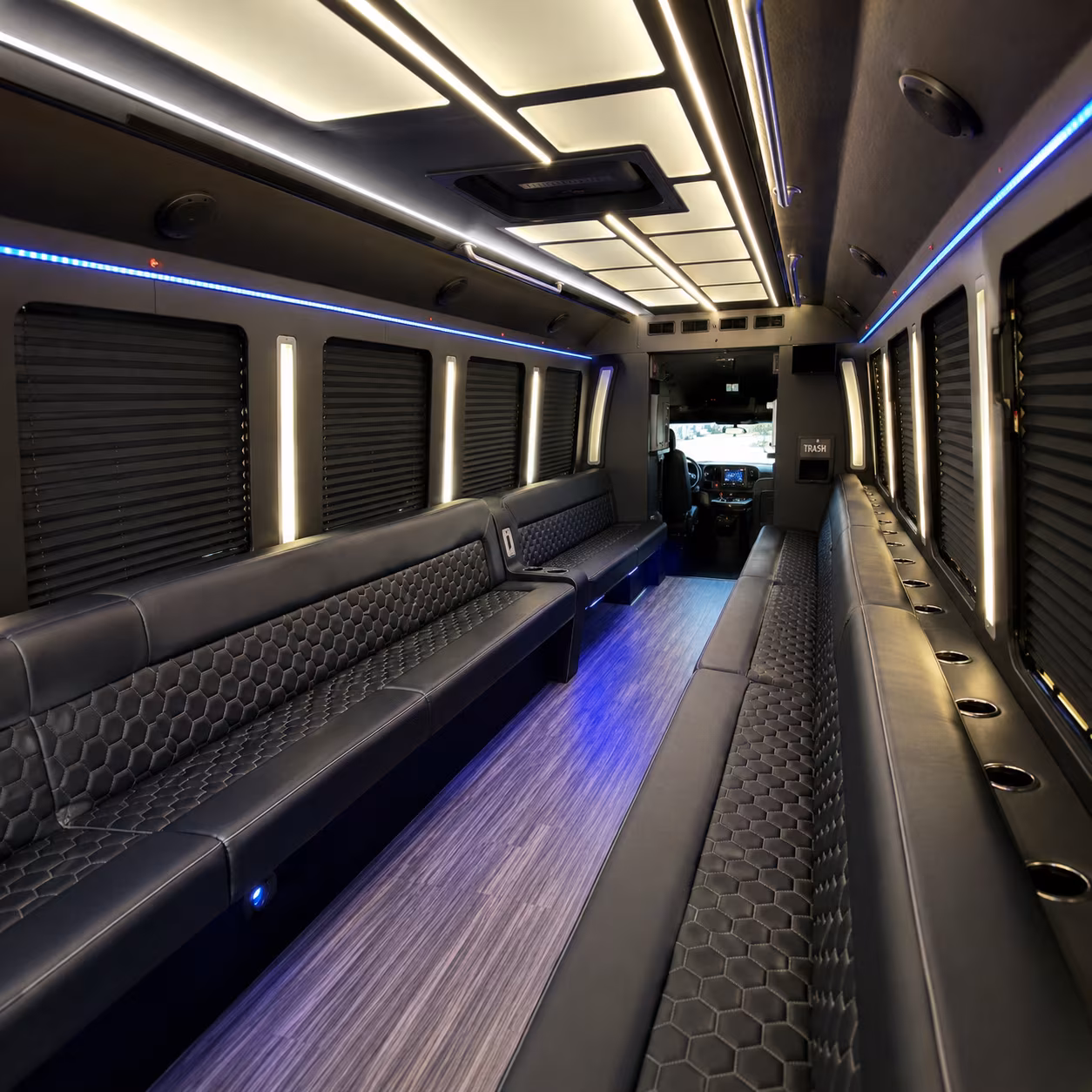 commerce city party bus inside