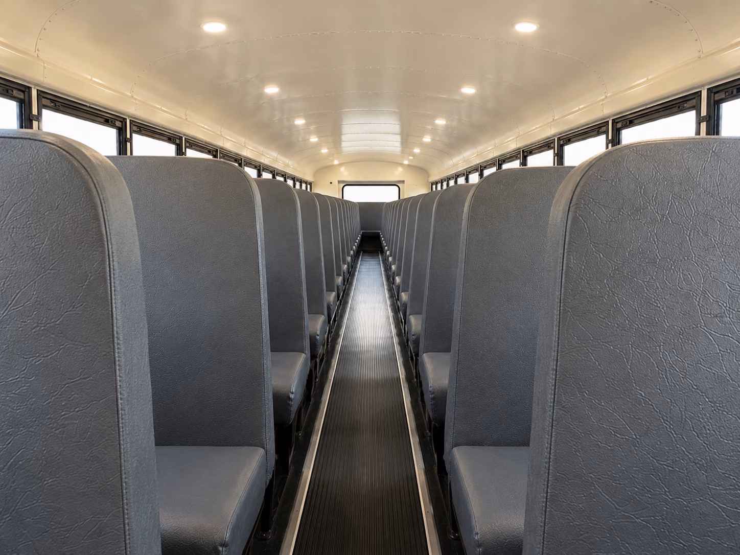 commerce city school bus inside
