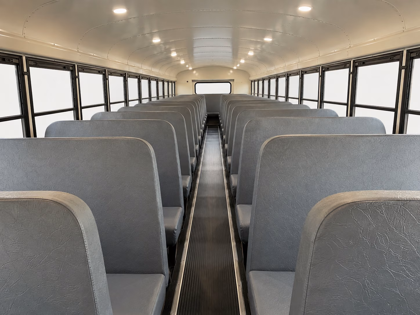 commerce city school bus interior