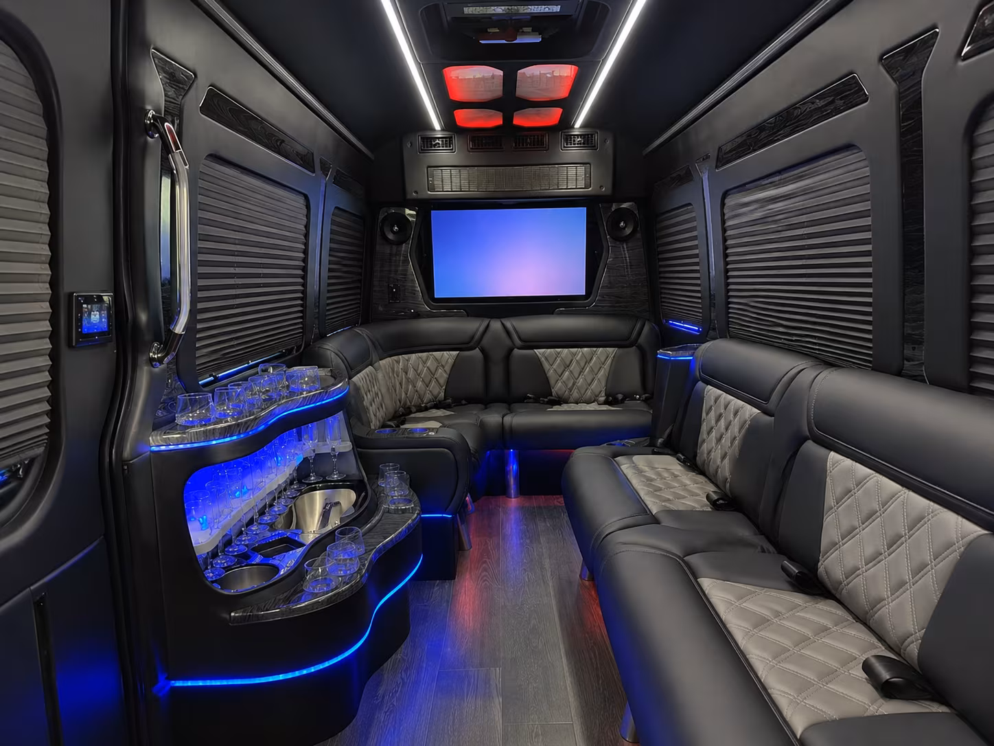 commerce city sprinter limousine interior