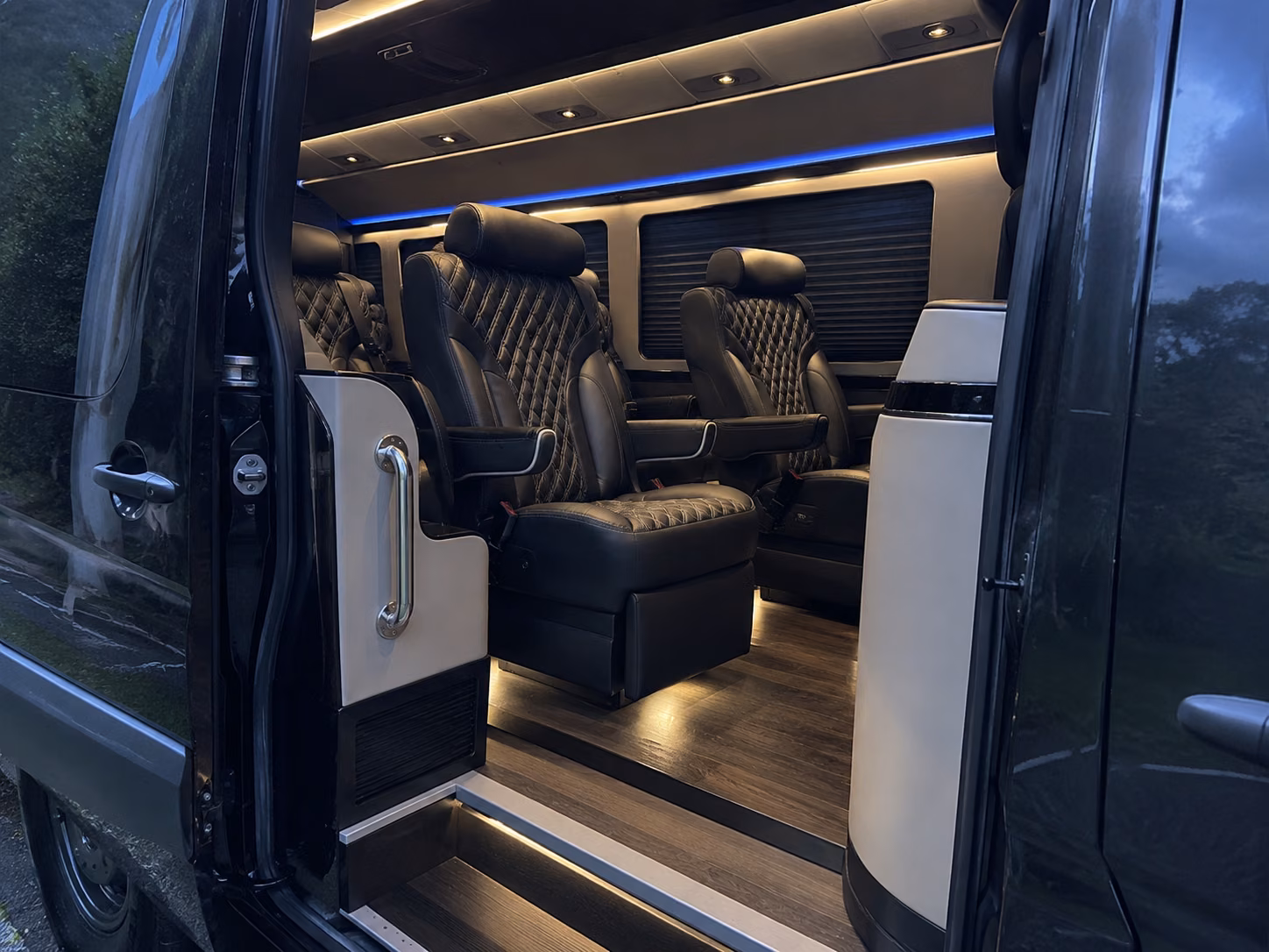 commerce city sprinter van with driver inside