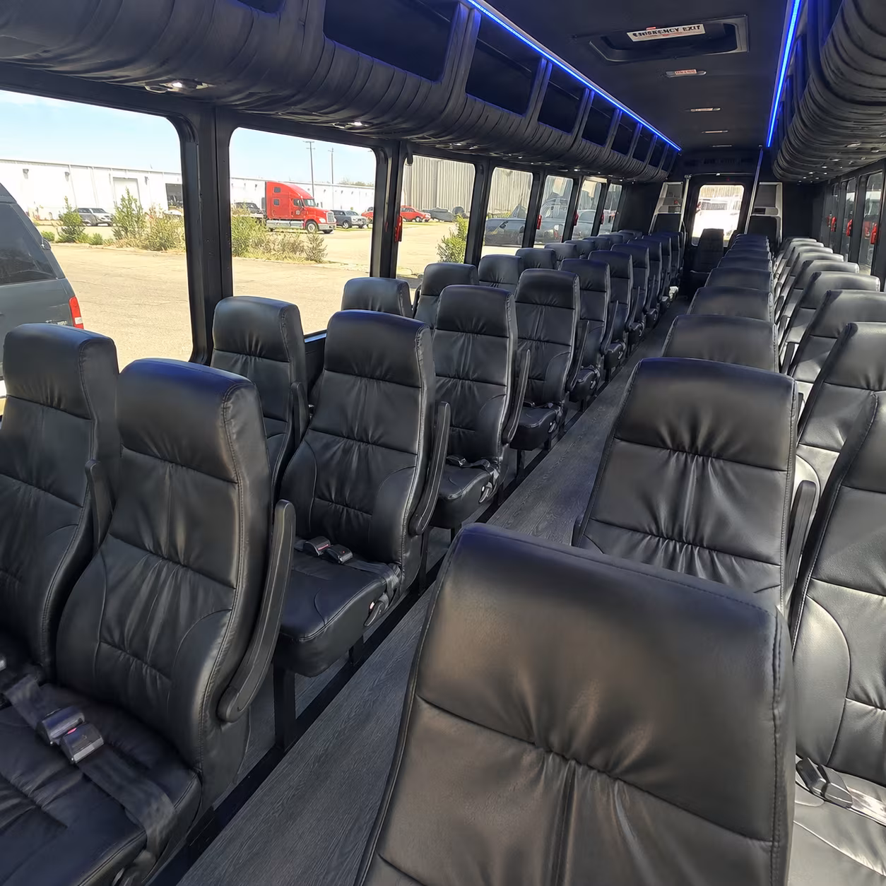 commerce city wedding transportation onboard seating