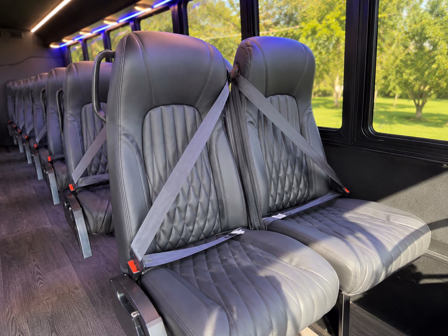 fan bus rentals for high school and college sporting events near commerce city